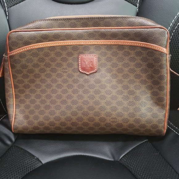 Preloved Celine Clutch bag macadam canvas - Picture 1 of 11
